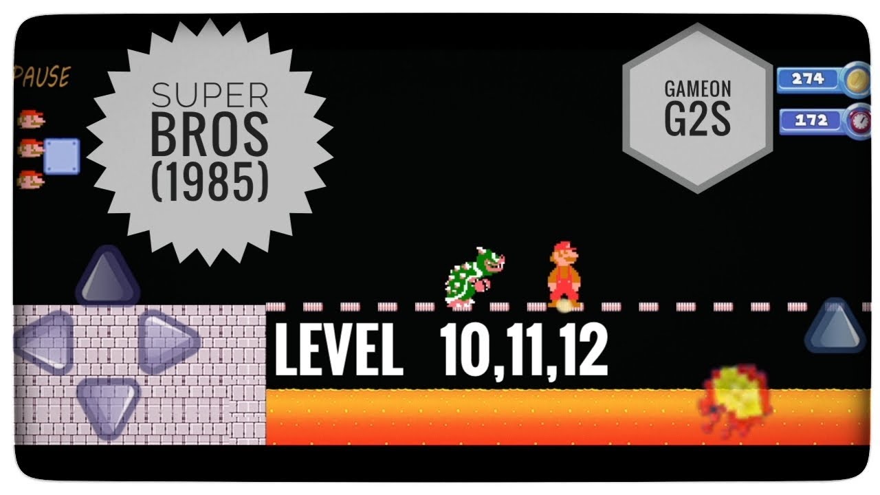 New Mario Game Play | Super Bros (1985) Level 10,11,12 