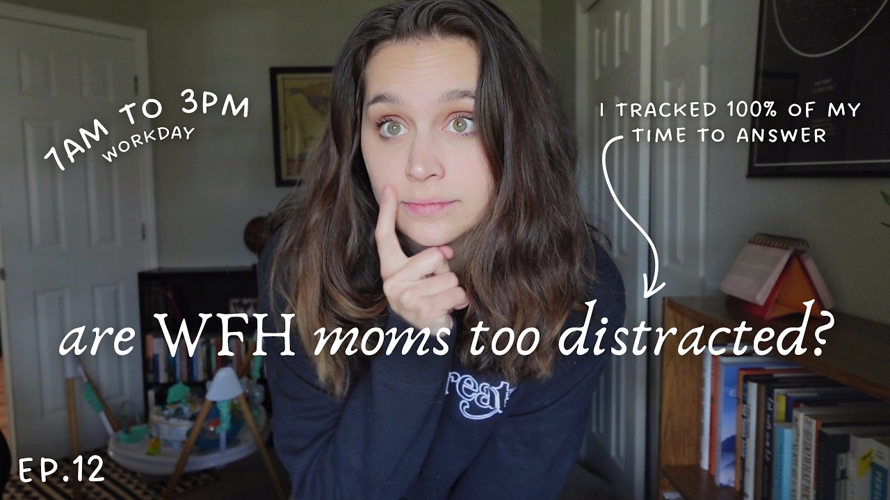 WFH MOM VLOG | EP13 | tracking my time on a workday without childcare