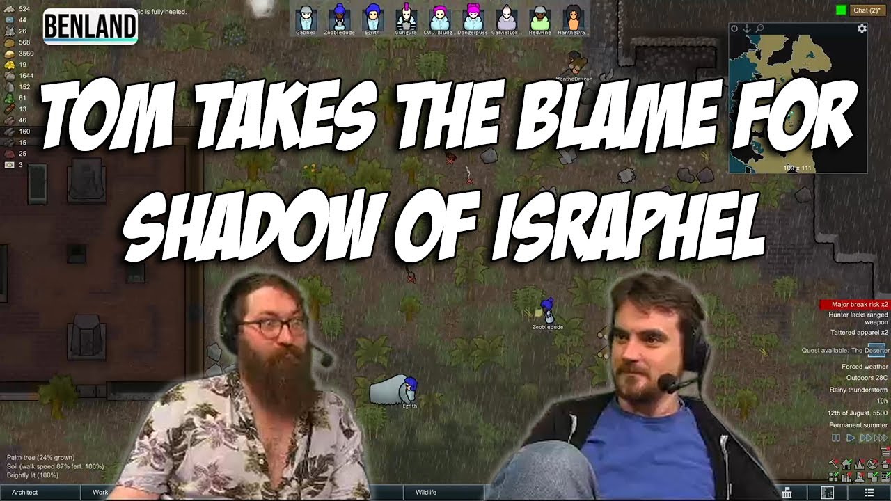 Tom takes the blame for unfinished Shadow of Israphel