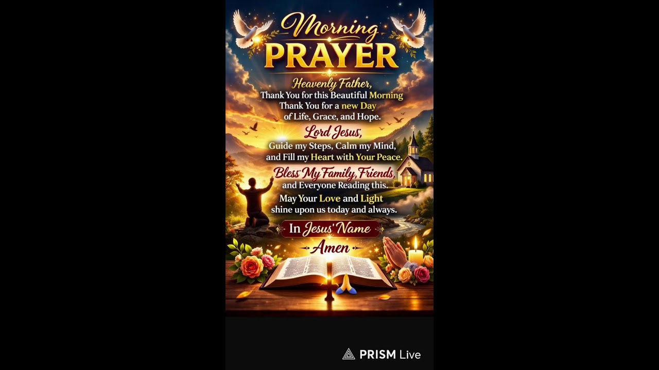 🙏 Subah Ki Shaktishaali Prarthna | Morning Prayer to Start Your Day with Jesus