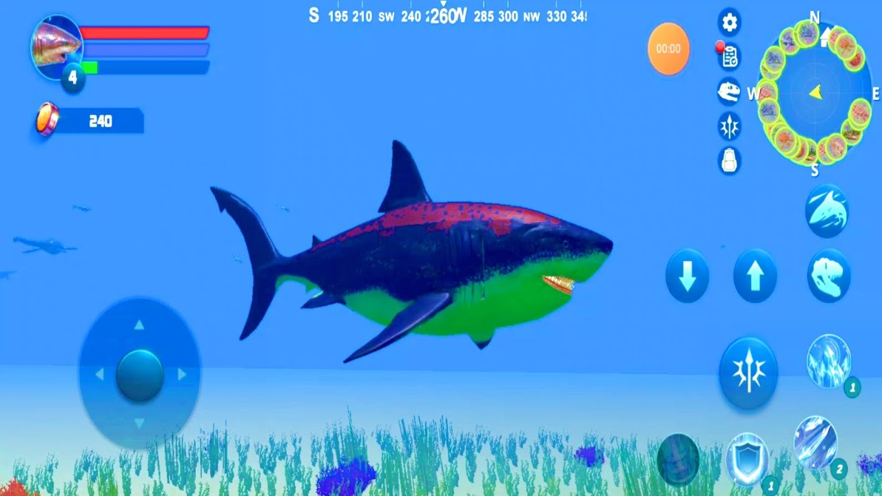 Megalodon Simulator - Android Gameplay #1 - Dinosaur Simulator Game