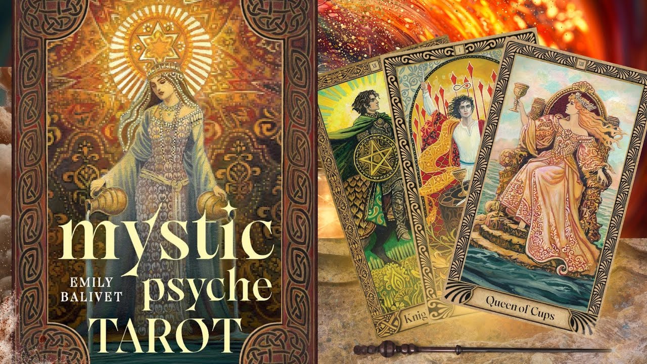 Mystic Psyche Tarot ✨ A Stunning Celtic, Mythic & Art Nouveau Journey | Full Walkthrough 🔮💛