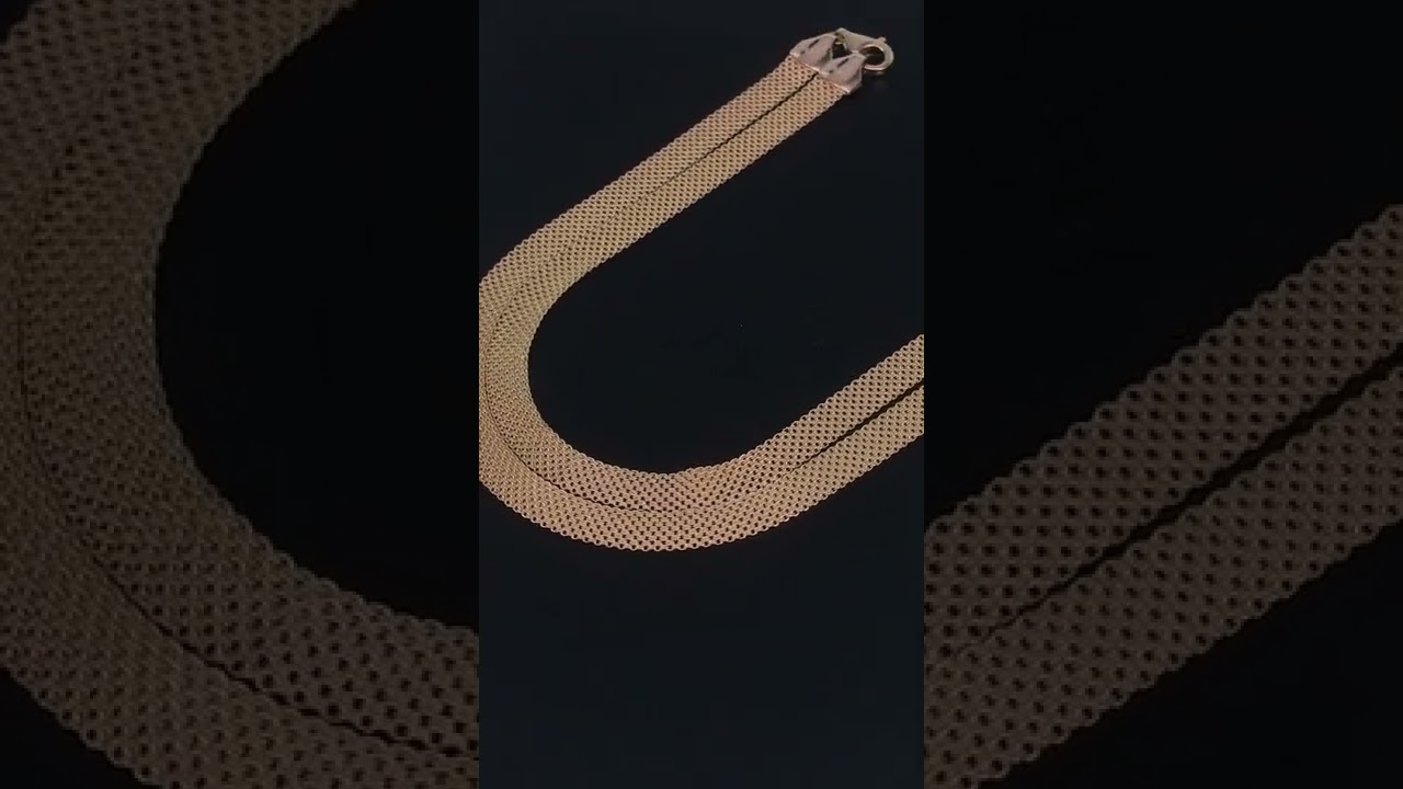 Firstmadam 18K Gold Tanks Necklace