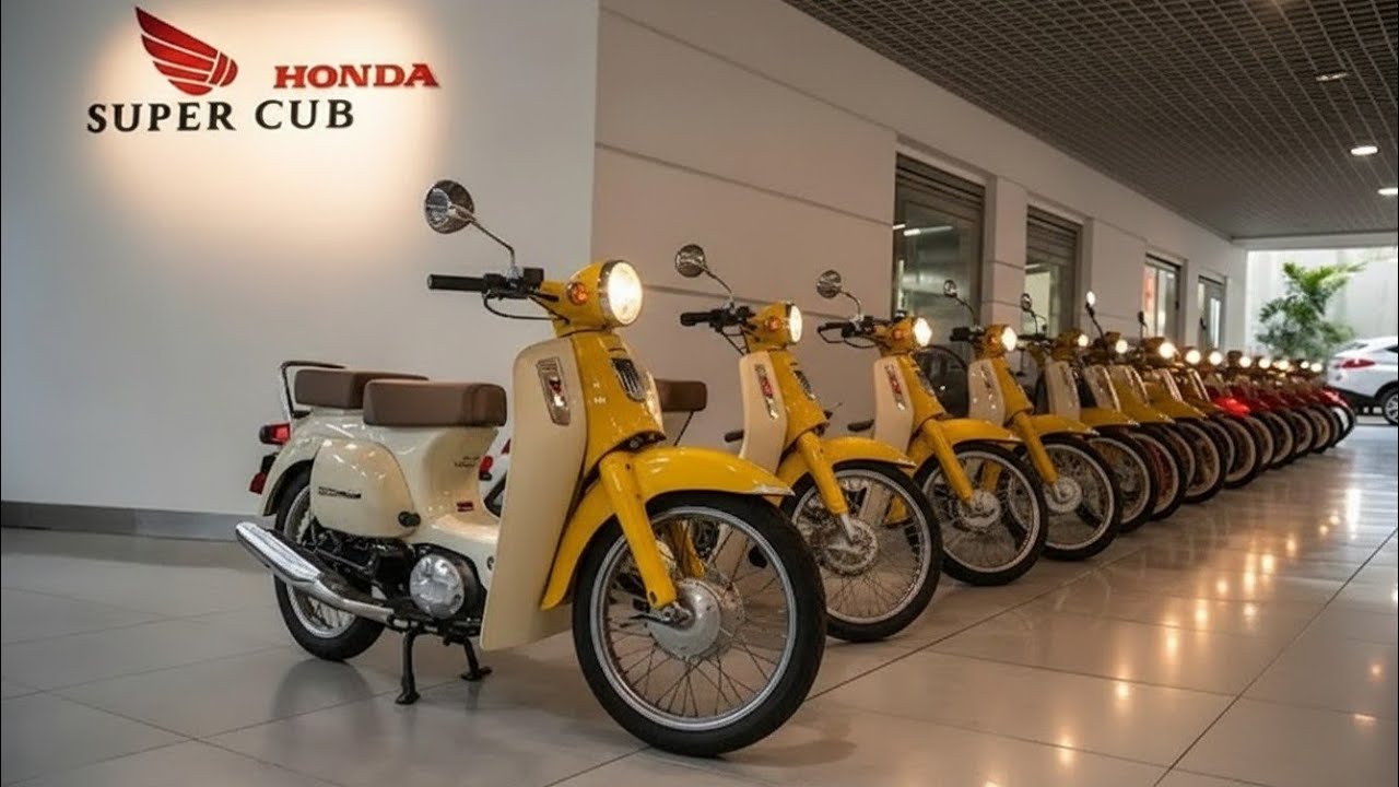 «Honda совершила НЕВООБРАЗИМОЕ 😱 | Наконец-то представлена ​​новая модель Honda Super Cub 2026 го...