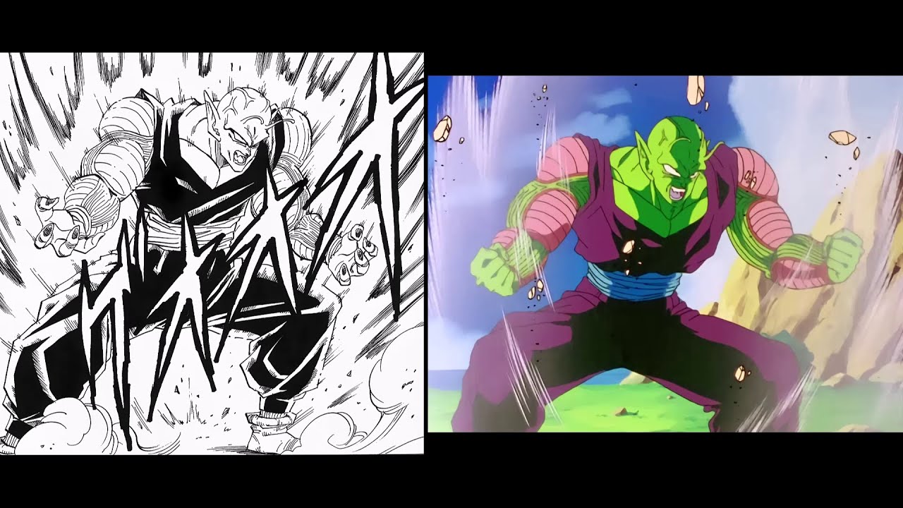 Piccolo vs. Número 17 | Comparación Anime-Manga