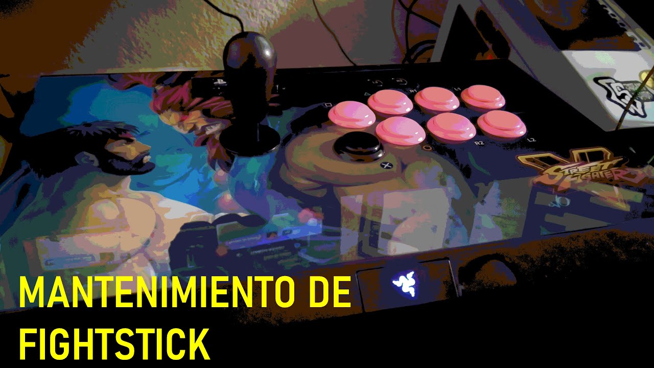 Mantenimiento y lubricado/Reparación de botones Sanwa/Seimitsu y similares FIGHTSTICK ARCADE