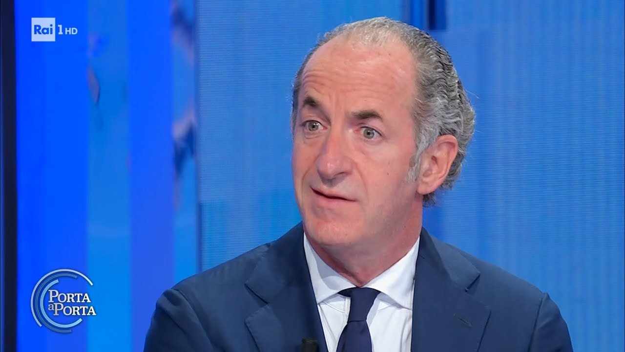 Da Ministro a Governatore. Intervista a Luca Zaia - Porta a porta 23/11/2021