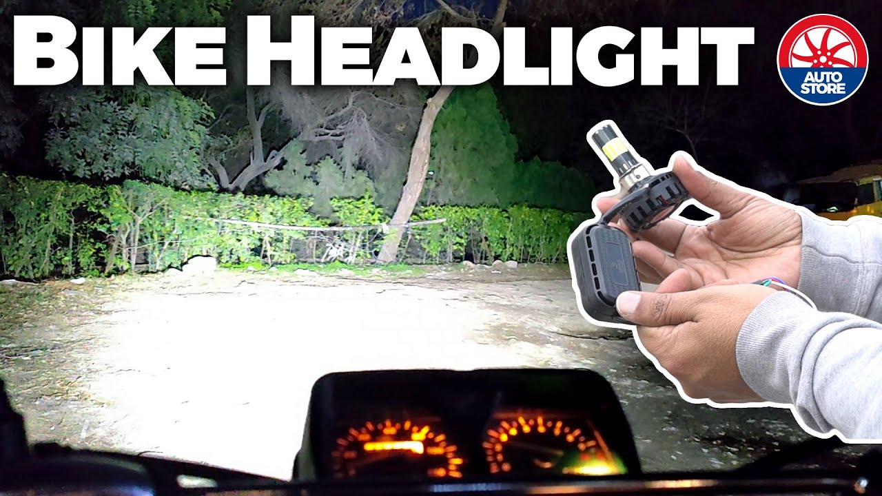 Motorcycle Headlight Single Color White LED Headlight Bulb | PakWheels Auto Parts & Accessories