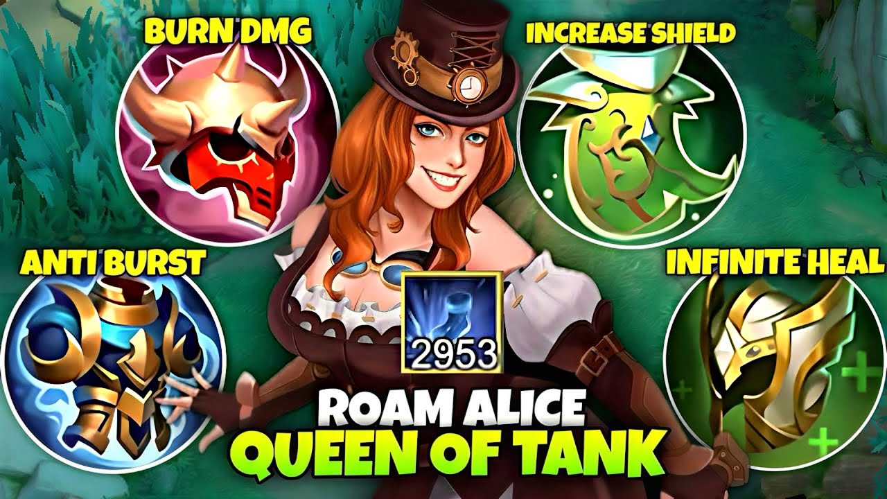 НОВЫЙ СУПЕРТАНК ALICE ROAM НЕОСТАНОВИМ!! 💪 БЕССМЕРТНАЯ КОРПУС И ЭМБЛЕМА | MLBB 2025&rdquo;
