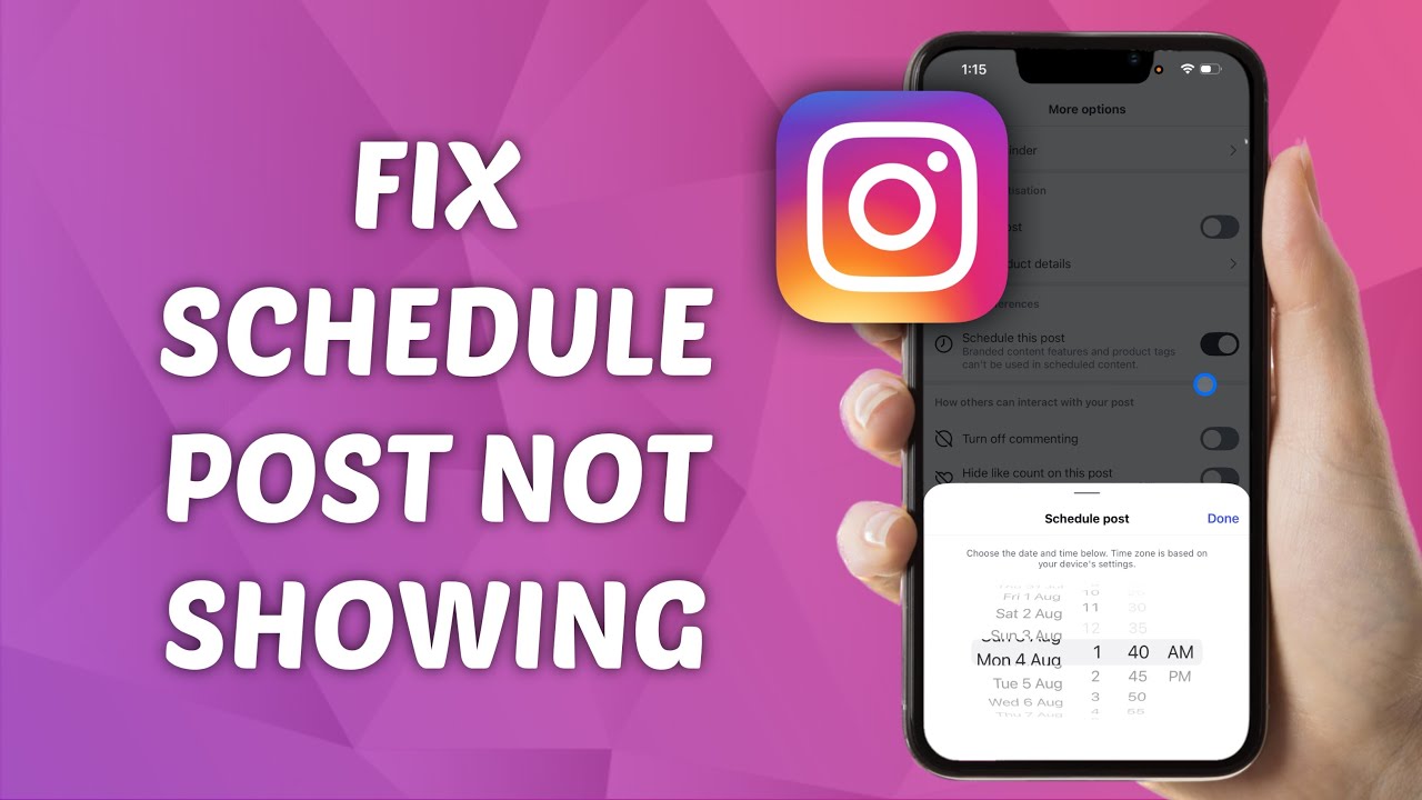 How to FIX Schedule Posts Not Showing on Instagram