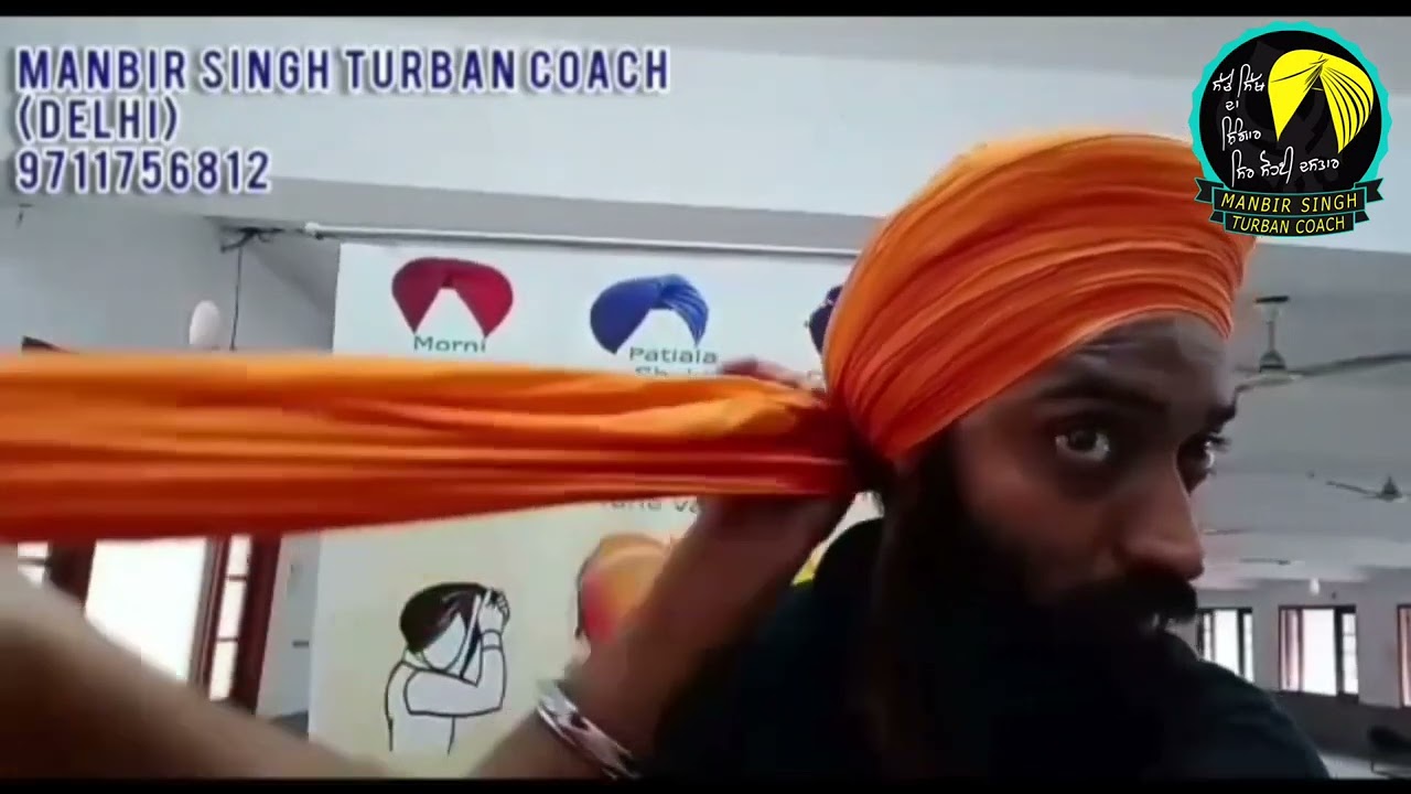 How To Tie PARNA (Length 5.5meter Stitching Pagri) By Manbir Singh Turbanator
