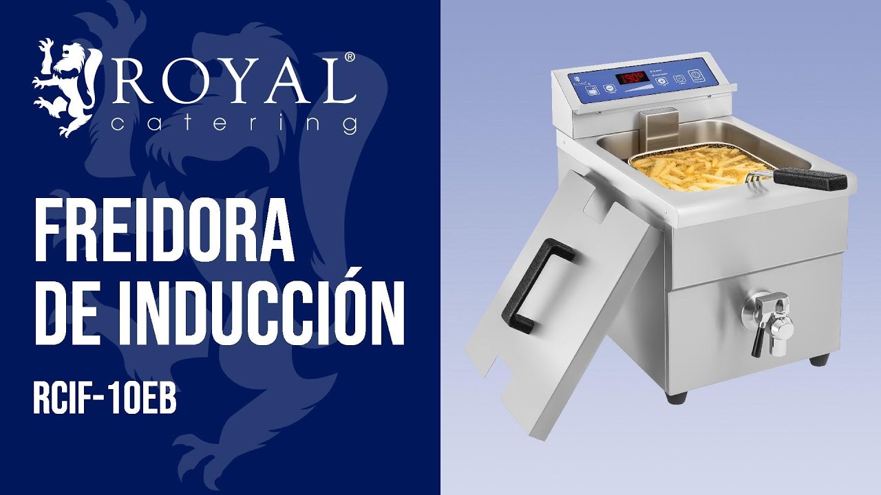 Freidora de inducción Royal Catering RCIF-10EB | Presentación de producto 10010145