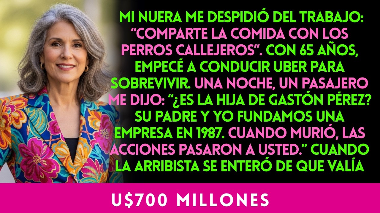 MI NUERA ME DESPIDIÓ DEL TRABAJO “COMPARTE LA COMIDA CON LOS PERROS CALLEJEROS”