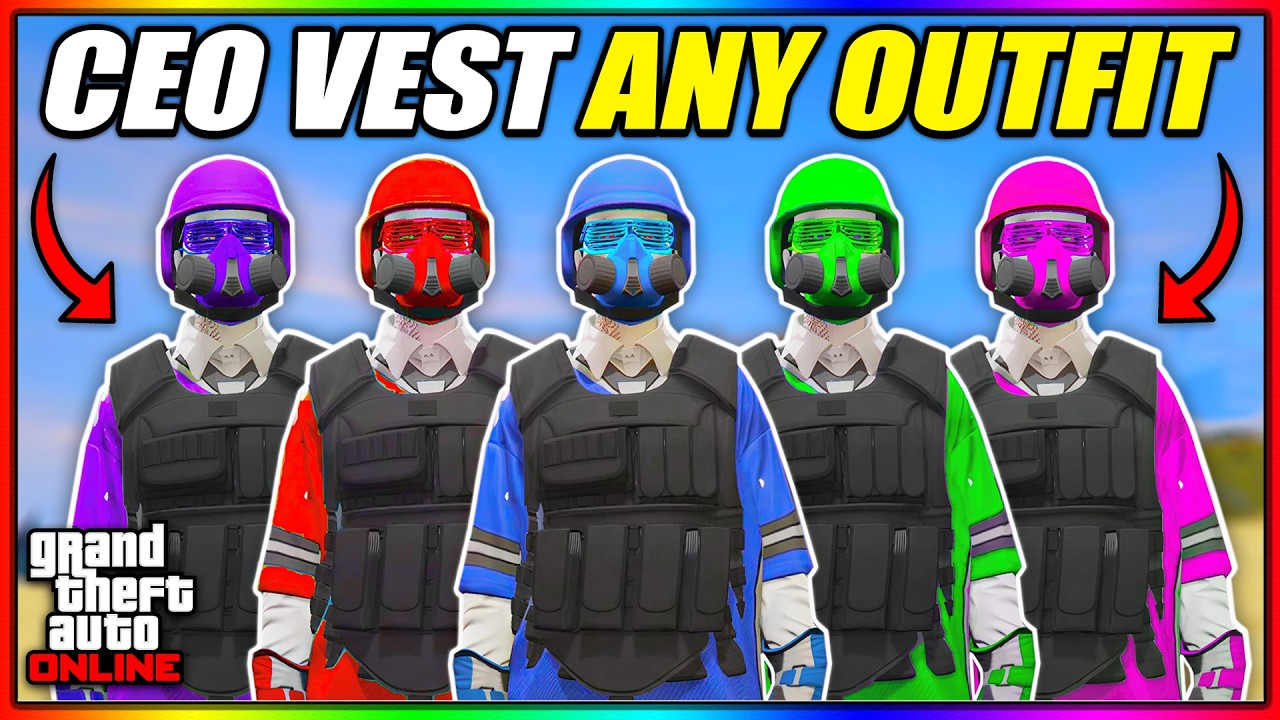How To Get The CEO Vest On Any Outfit Glitch In GTA 5 Online!