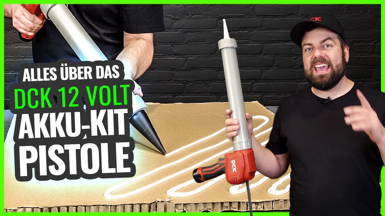 Bestes Akku-Kartuschenpistole – DCK Modell für Kartuschen und Folienbeutel