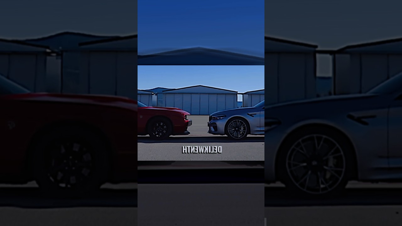 M5 Competition VS SRT HellCat #shorts #bmw #dodgechallenger