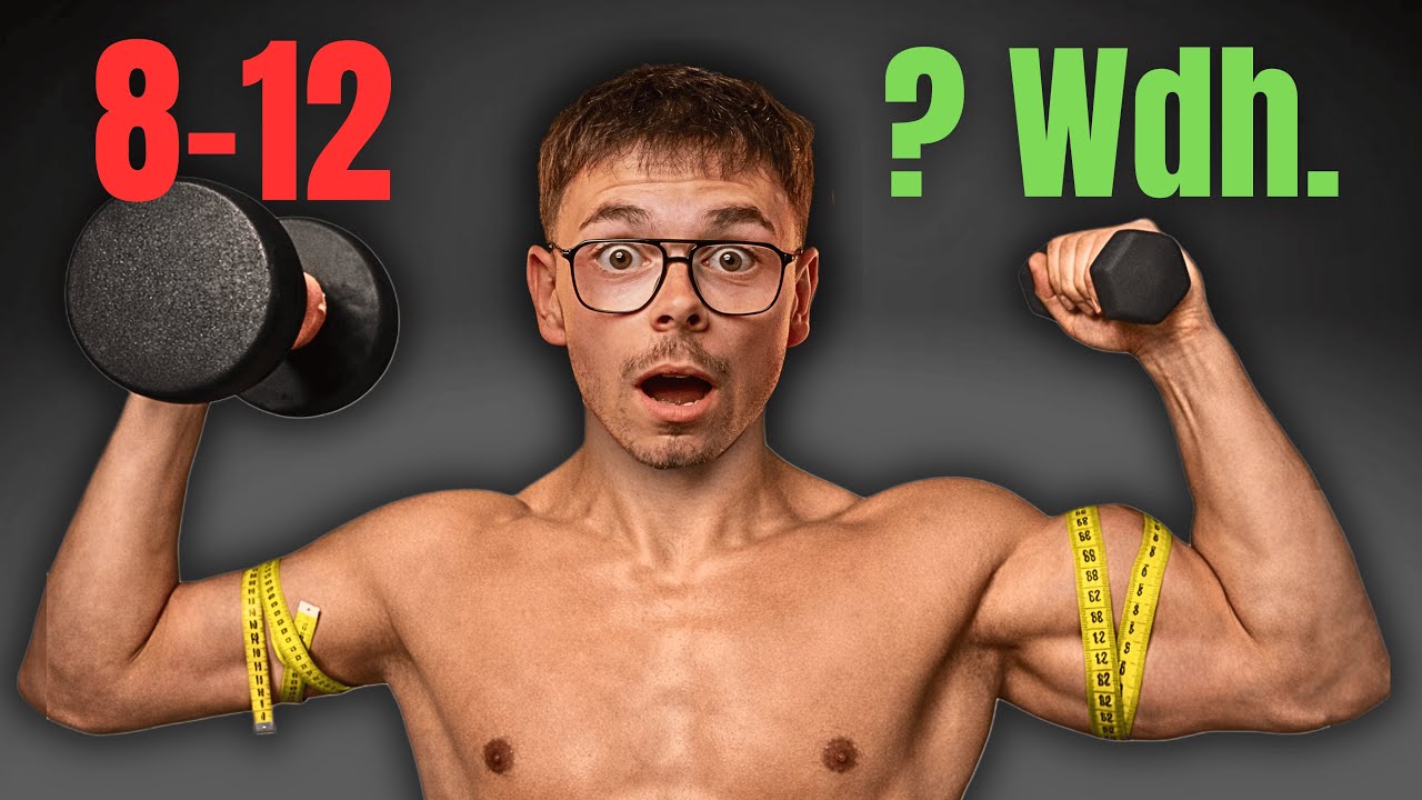 8-12 ist FALSCH?! Die beste Wiederholungszahl für MUSKELAUFBAU!