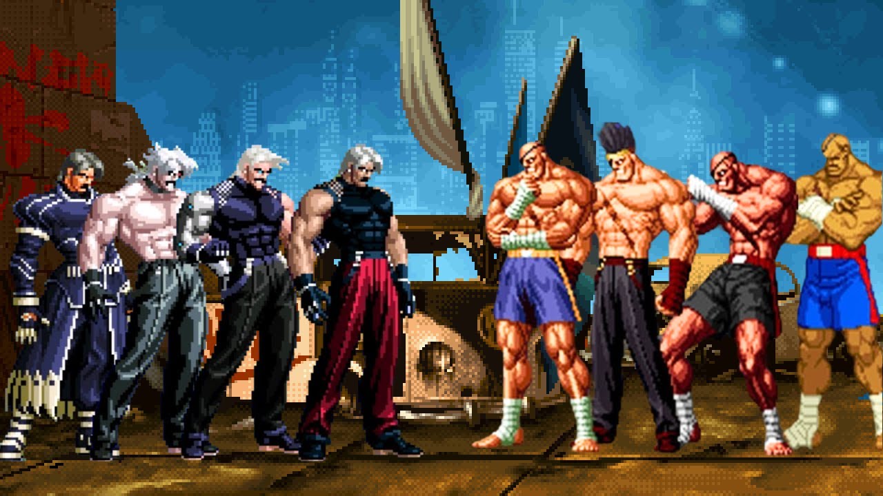 【KOF Mugen】Rugal Bernstein Team vs Sagat SFV Team 🔥 Intense AI Fight