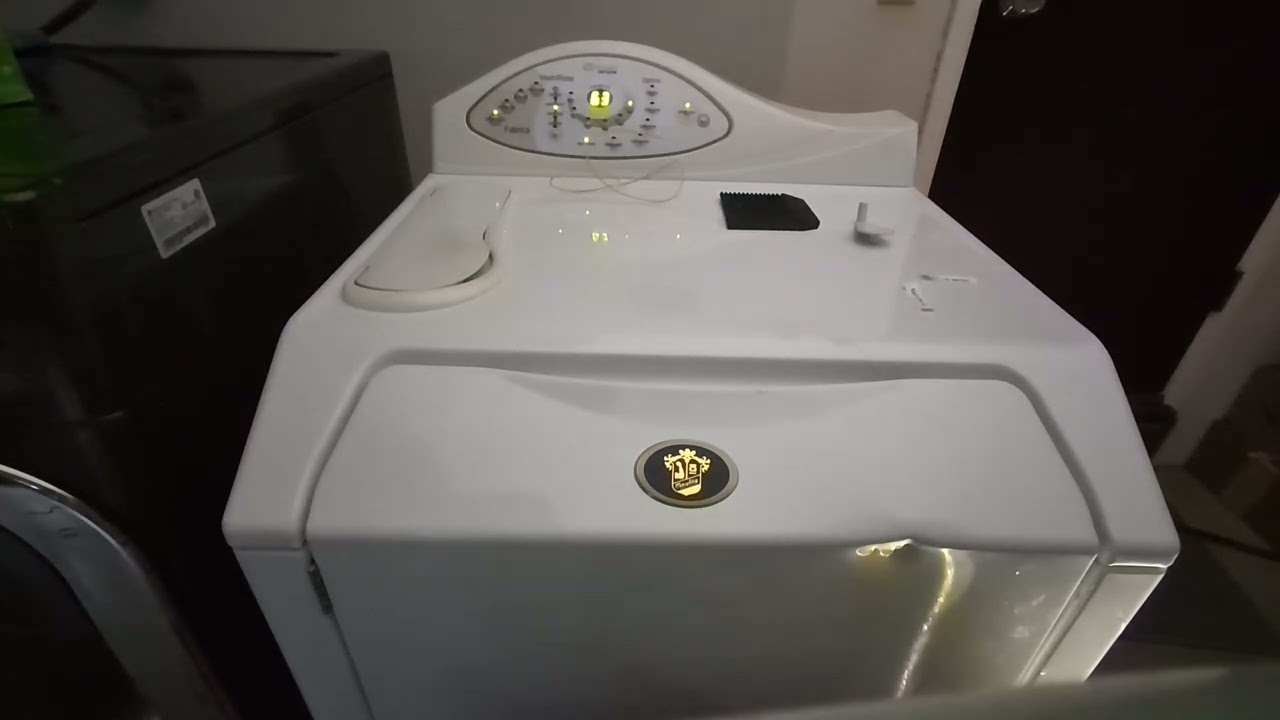 Maytag Neptune front load washer: Cotton sturdy cycle with heavy and a warm wash and a cold rinse.