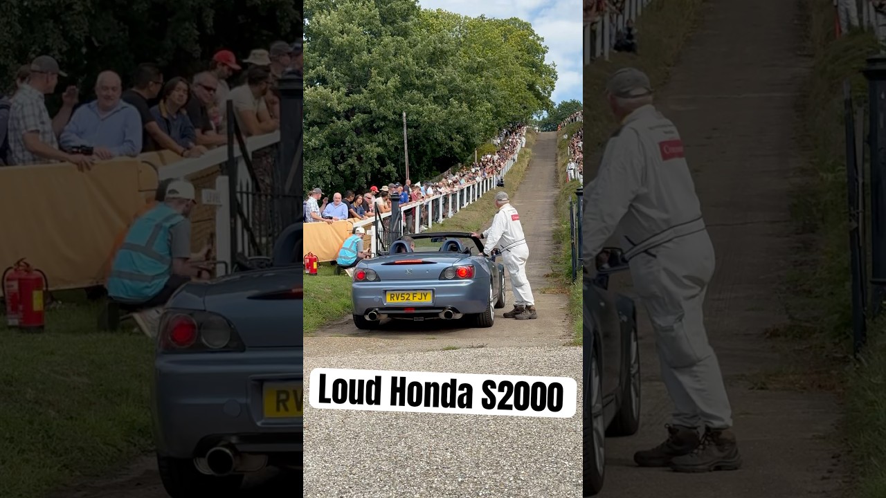 Loud Honda S2000 takes on the famous TEST HILL at Brooklands Museum!