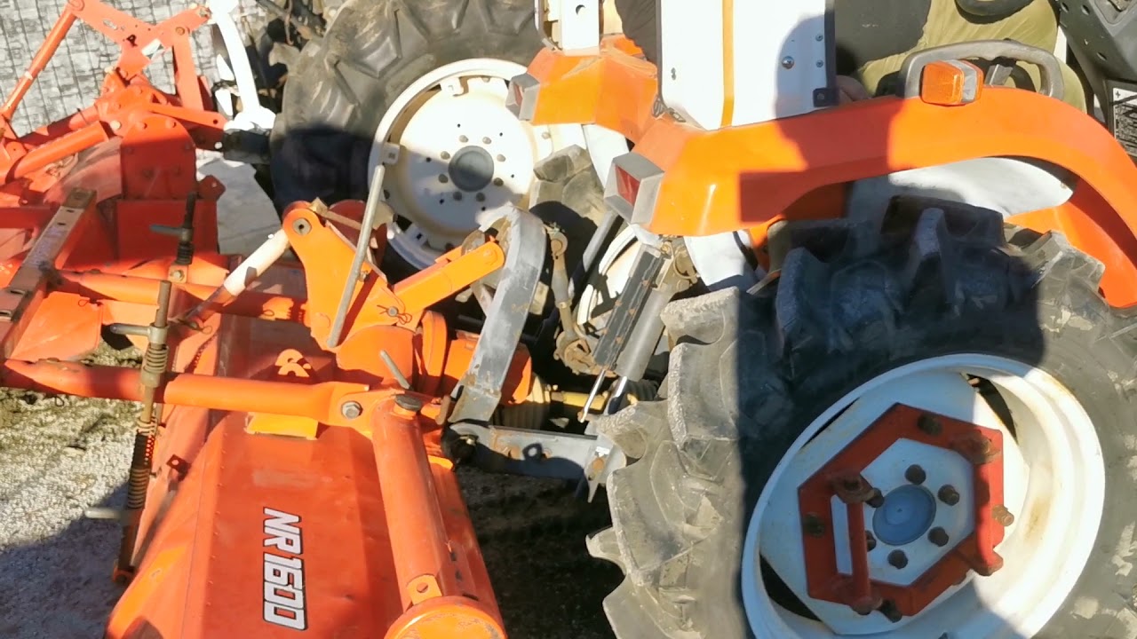 KUBOTA SATURN X-24 японский минитрактор с почвофрезой от компании Котамото.