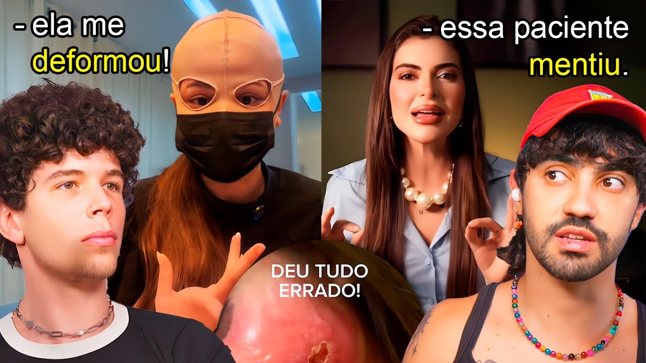 os 2 lados do polêmico peeling que queimou o rosto da paciente
