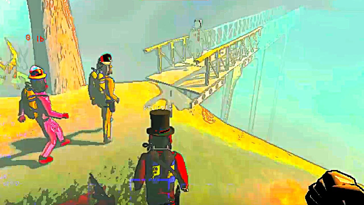 The Gang Tries to Cross a Bridge