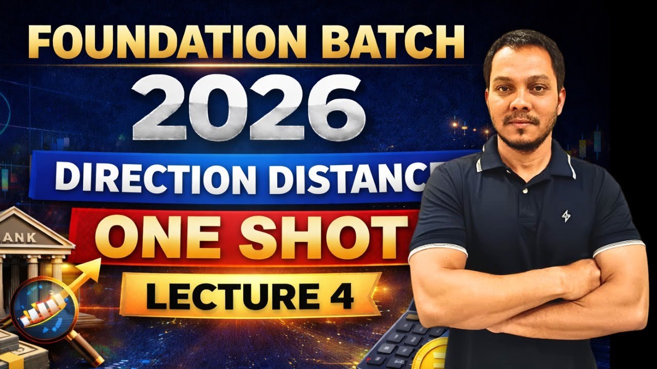 Direction & Distance One Shot 🔥 | Complete Concept | Foundation Batch 2026 | Banking Exams l Preadda