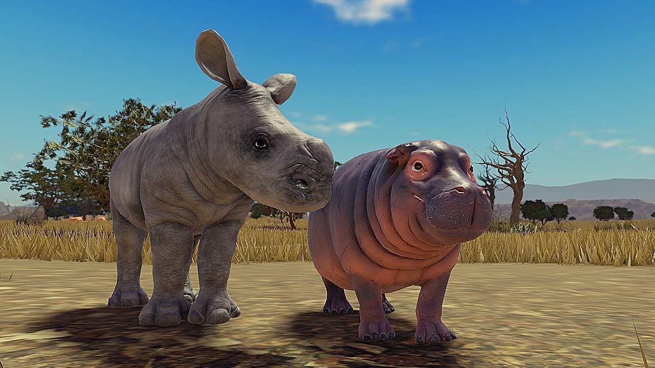 Qual é o Melhor! HIPOPÓTAMO ou RINOCERONTE no Savannah Life ROBLOX