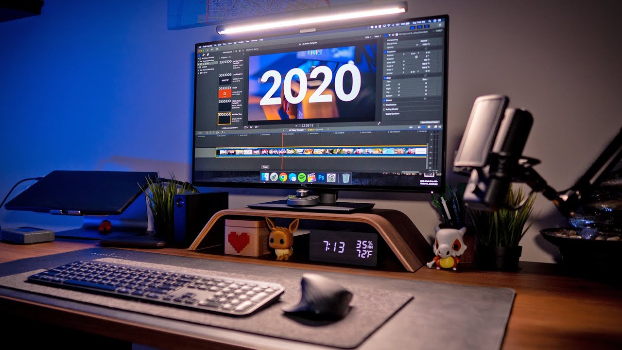 My DREAM Work From Home Setup - Modern Creative Workspace & Home Office Tour 2020 | Raymond Strazdas