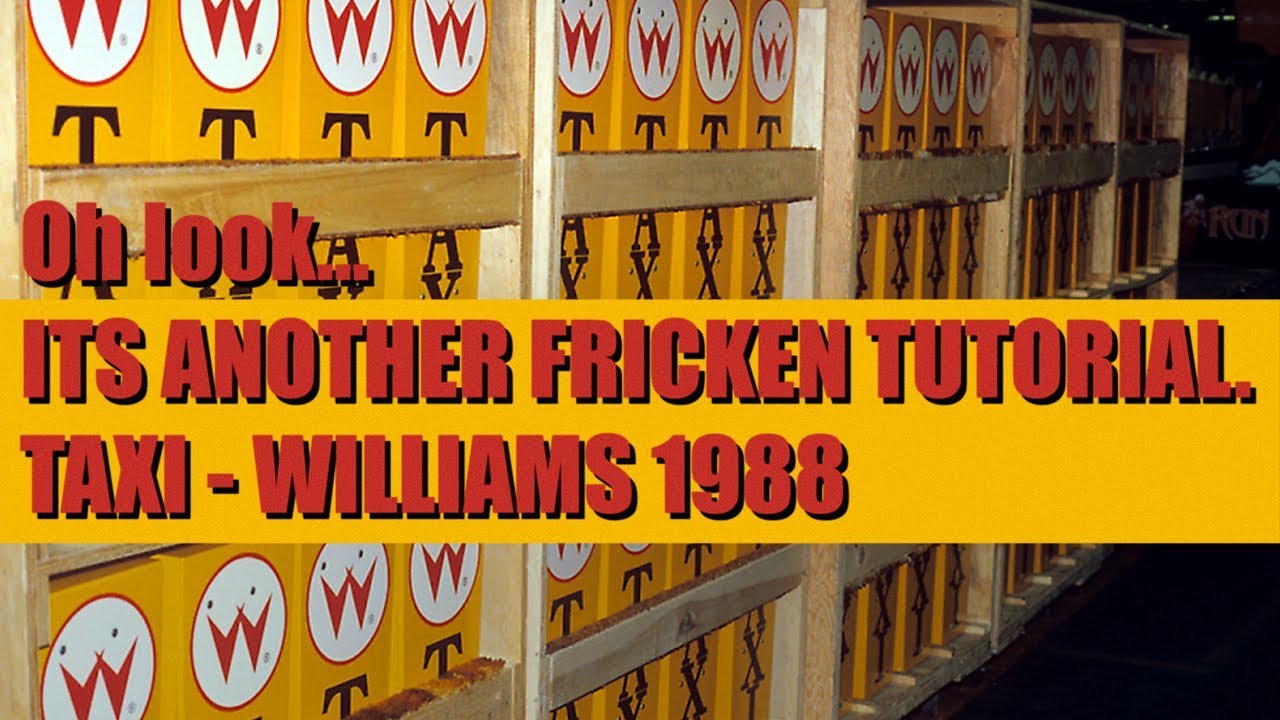 TAXI - Williams 1988 Tutorial (08/30/2017)