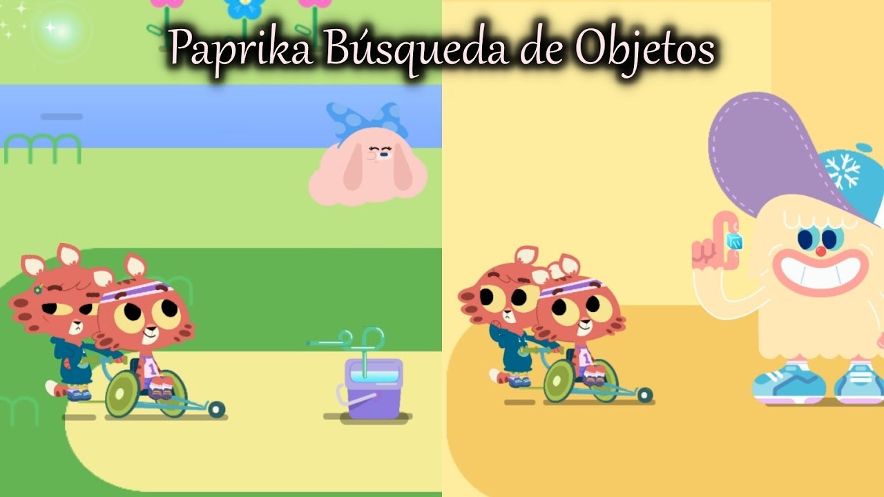 Paprika: El Mundo de Paprika - Búsqueda de Objetos de Amigos. Búsqueda y diversión Disney Junior
