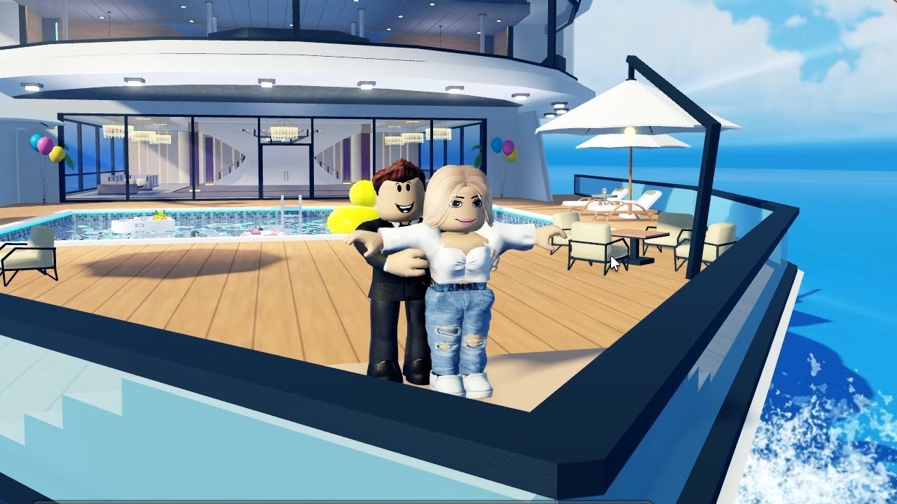 ZABRAŁEM MOJĄ DZIEWCZYNE NA REJS STATKIEM w ROBLOX! (Livetopia)