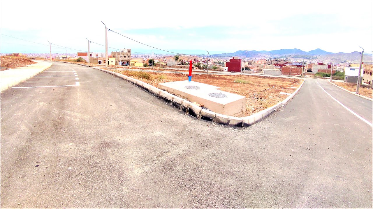 اراضي مجهزة للبيع،احدادا طريق ازغنغان الناظور /terrain nador