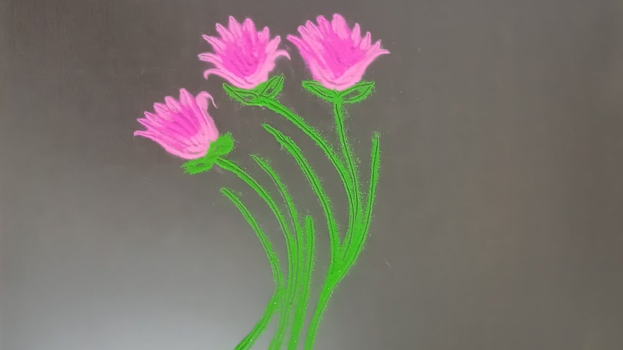 Beautiful  lotus flower rangoli designs and simple rangoli #art #simple #rangoli 