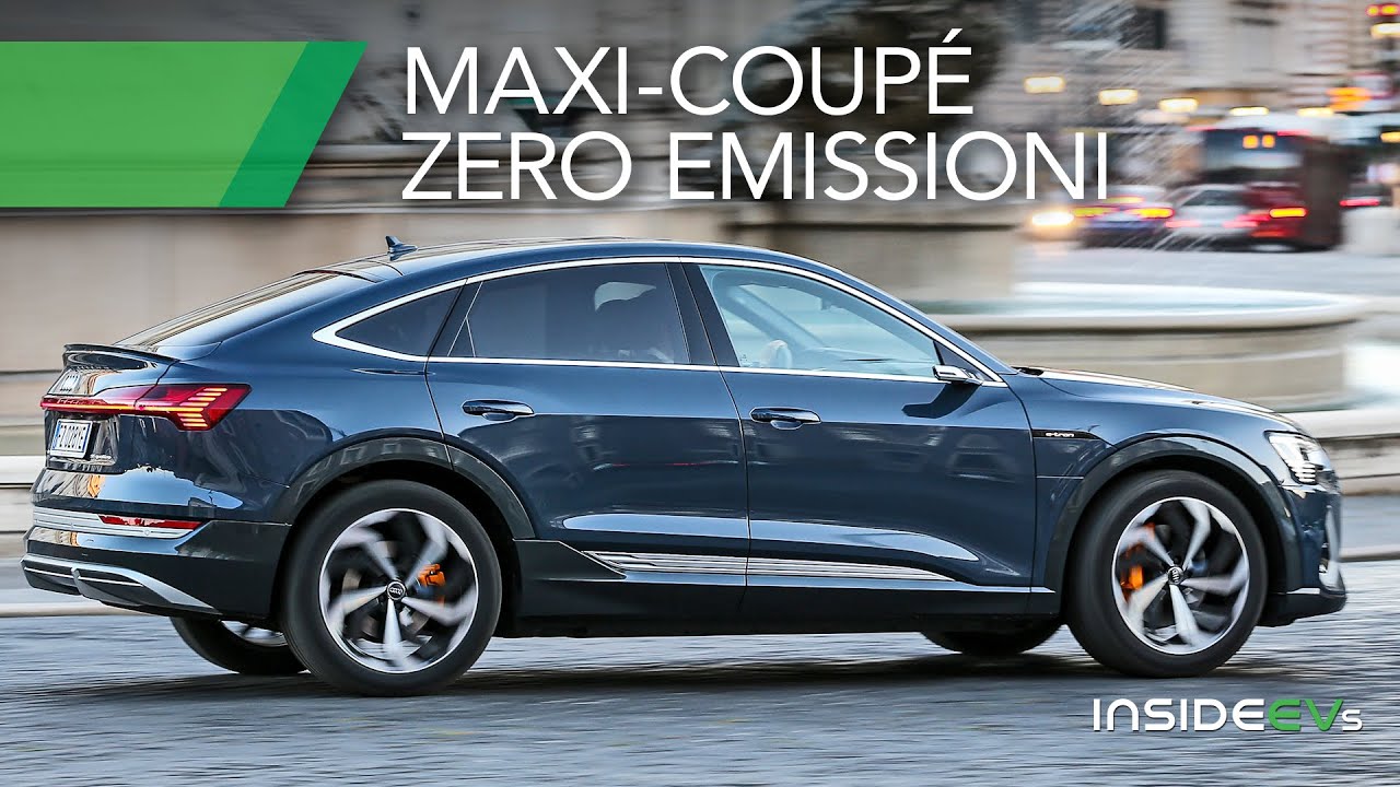 Audi e-tron 55 SPORTBACK | Quanto cambiano 408 CV elettrici con più AERODINAMICA