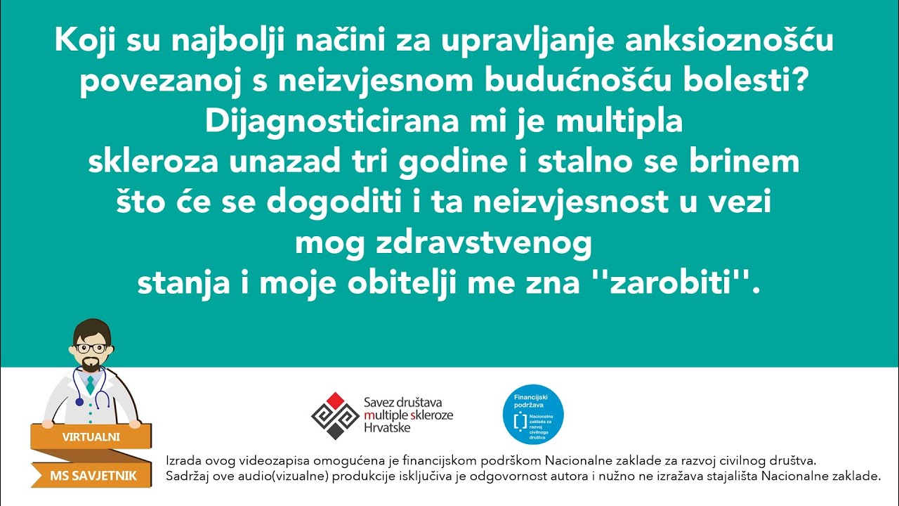 Pitanje za psihijatra: Koji su najbolji načini za upravljanje anksioznošću povezanoj s bolesti?