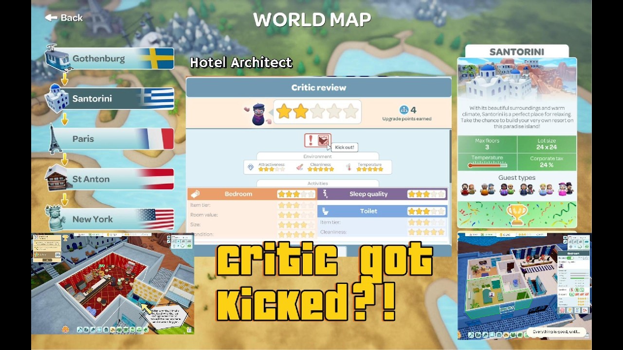 I Accidentally Kicked Out a Critic at My Santorini Hotel 😭 | Hotel Architect