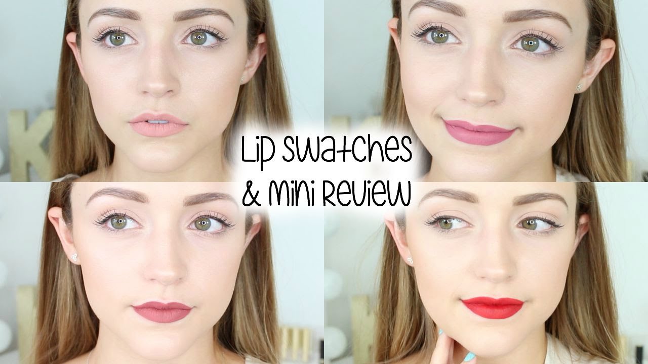 NEW Milani (Limited Edition) Amore Matte Lip Crèmes | Lip Swatches & Review