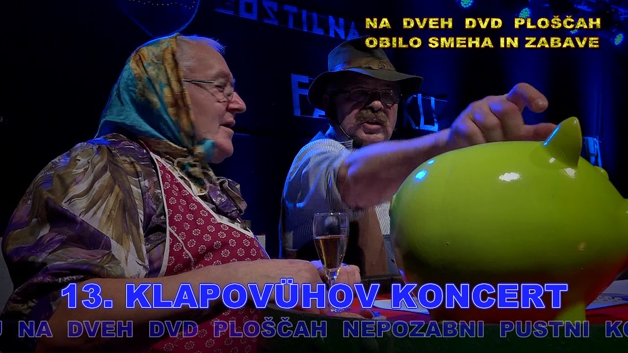 13. KLAPOV&Uuml;HOV PUSTNI KONCERT - DVD PROMOCIJA