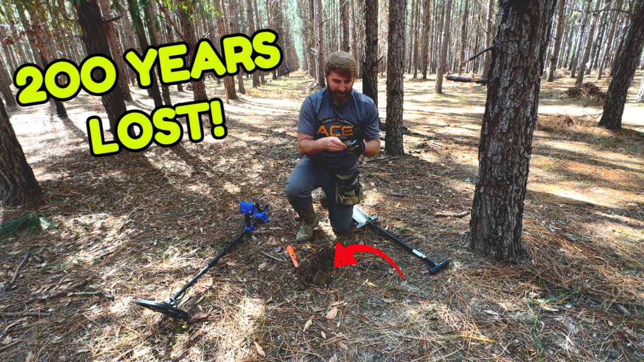BURIED 200 years! Lost Plantation Home site found while Metal Detecting!