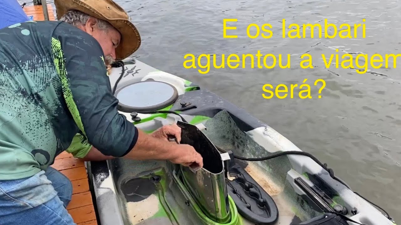 A CHEGADA! NAVEGUEI 140 KM EM CIMA DE 9 TAMBORES (tempo feio)