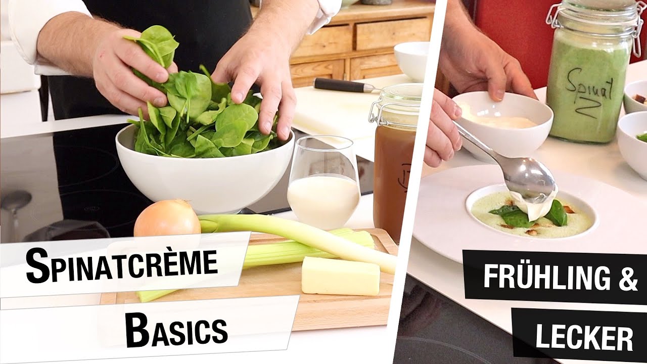 Spinatcrèmesuppe - Tutorial | Suppen