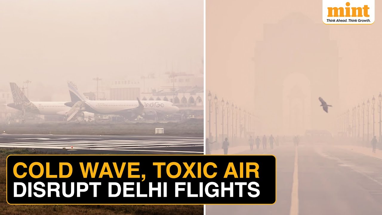 190+ Delhi Flights Disrupted As Cold Wave, Air Pollution Trigger New Chaos | Details