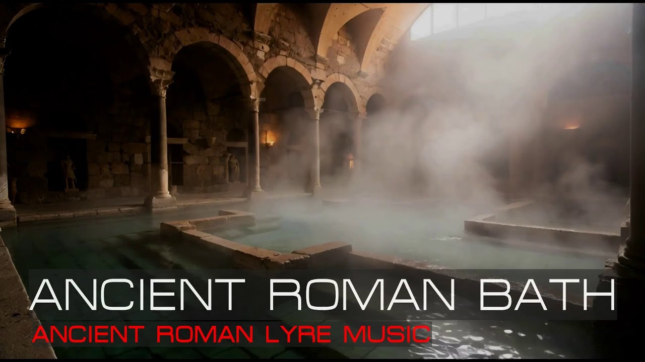 Ancient Roman Bathhouse | Ambience & Music | Roman Bath Ambience | Sleep, Relaxation,  ASMR