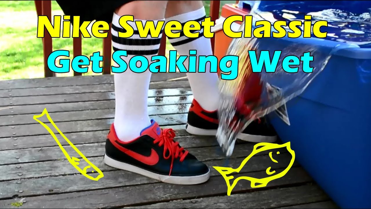 Nike Sweet Classic & Striped Tube Socks Get Very Wet