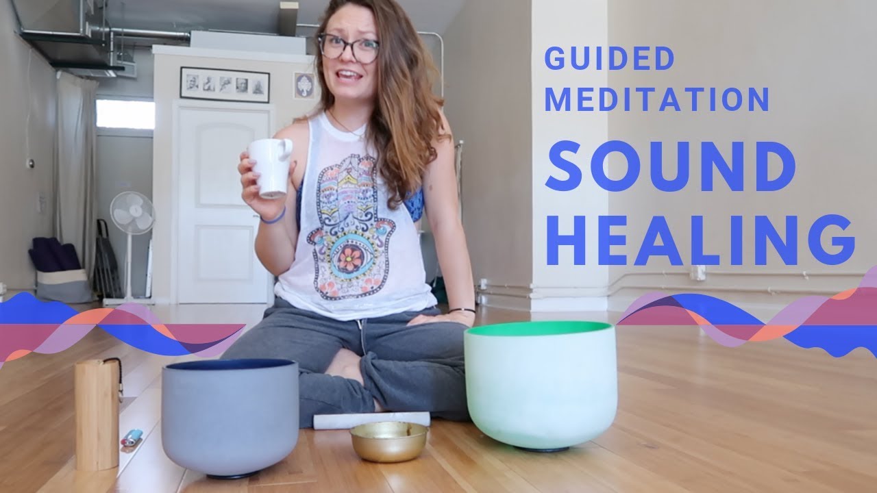 MEDITATE WITH ME! | Quartz Crystal Singing Bowls + Guided Meditation
