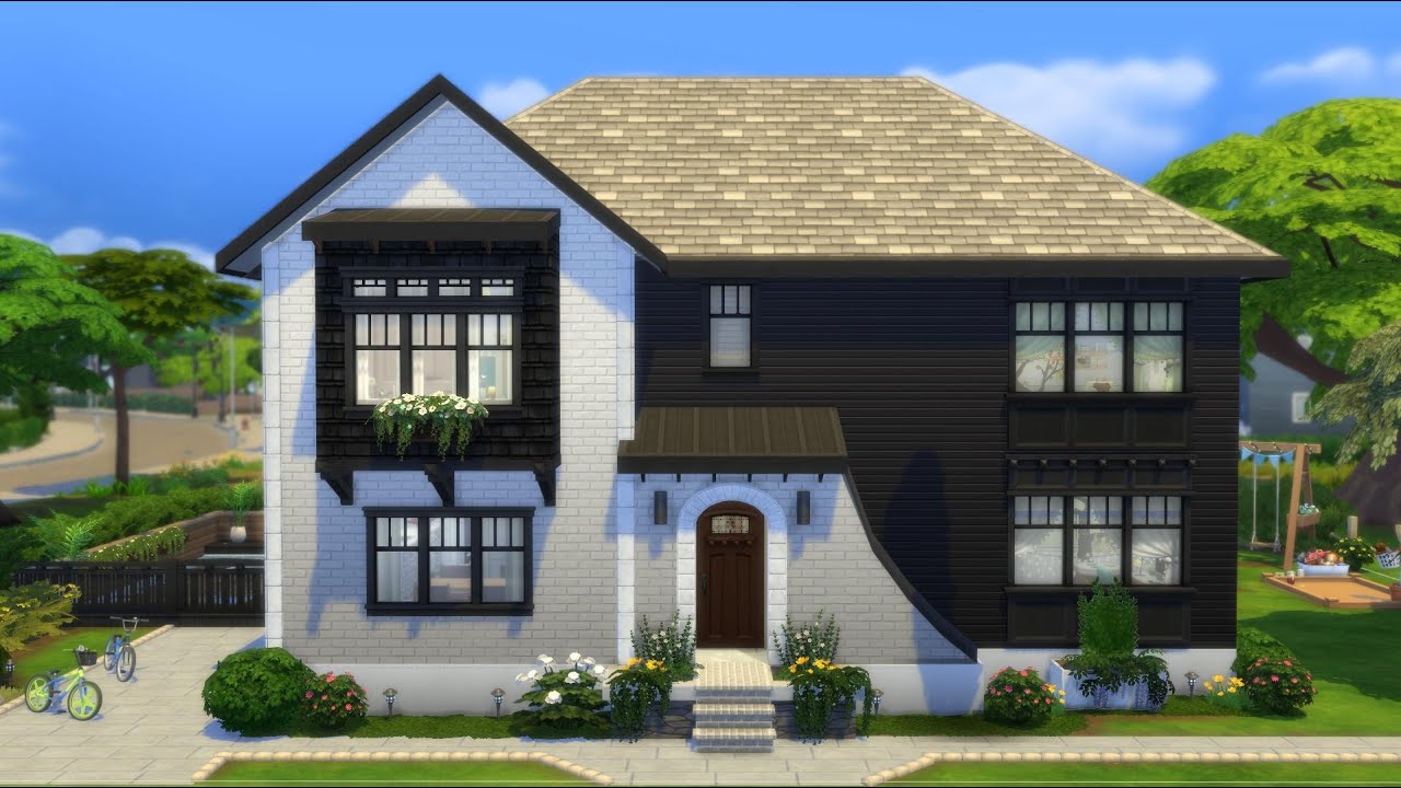 Sims 4 San Sequoia Family Cottage | Stopmotion Build | NO CC