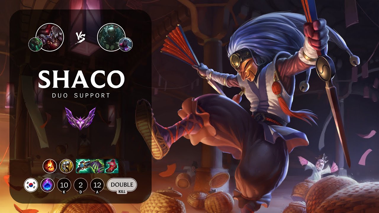 Shaco Support vs Pyke - KR Master Patch 14.3