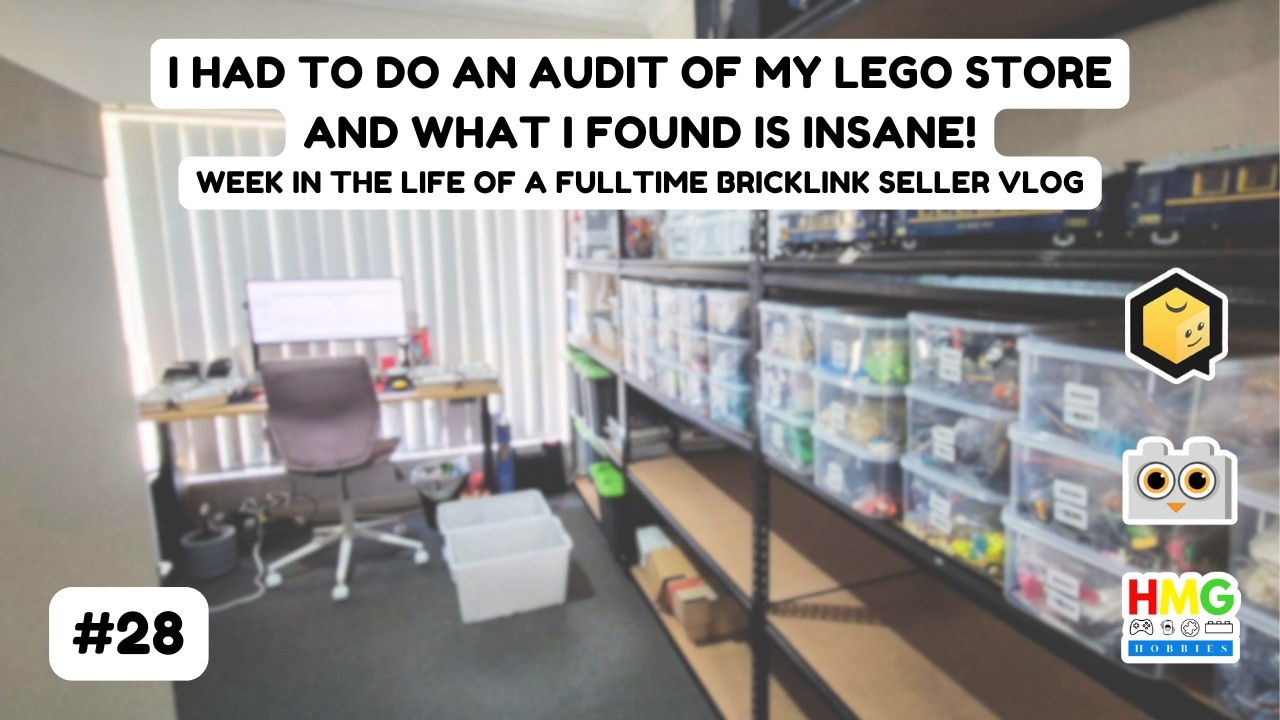 I HAD TO DO AN AUDIT OF MY LEGO STORE AND WHAT I FOUND IS INSANE! Bricklink Seller Vlog #28
